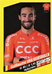 2019 Panini Tour de France #88 Guillaume Van Keirsbulck Front